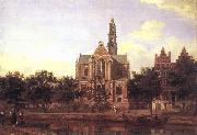 HEYDEN, Jan van der, View of the Westerkerk, Amsterdam